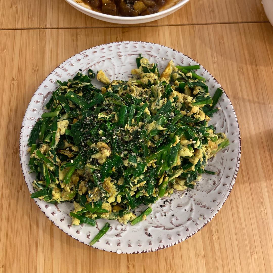 快手韭菜炒鸡蛋