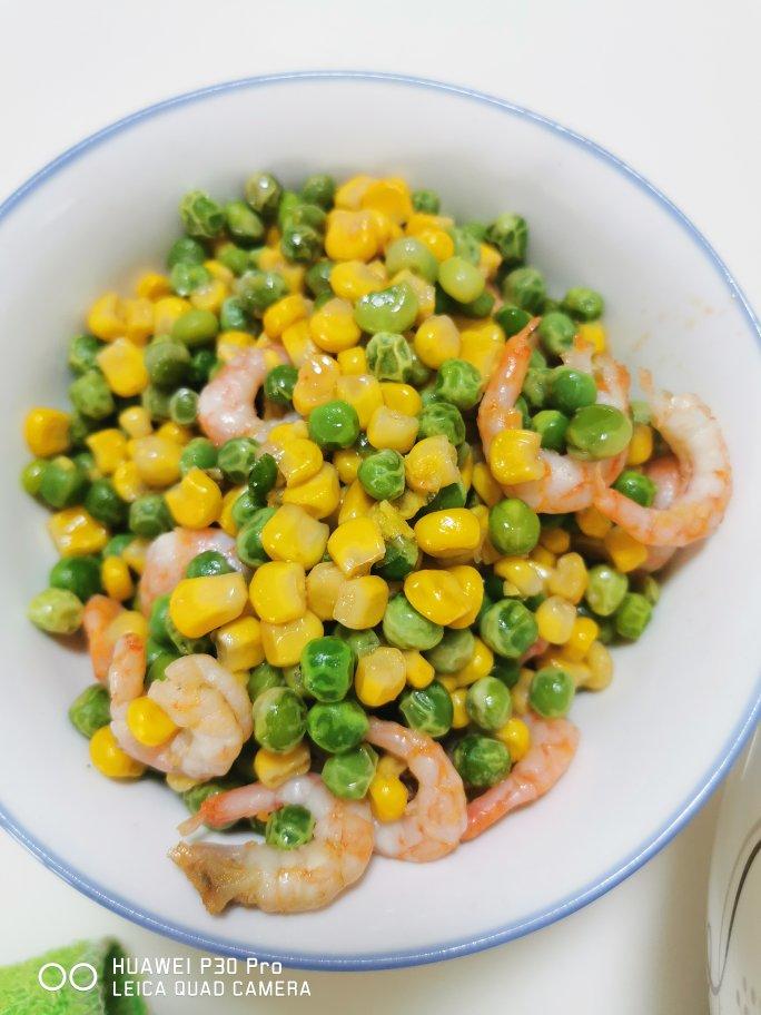 青豆玉米虾仁