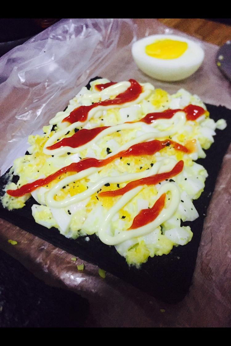 如何做超厚的沼三明治~详细tip！牛油果鸡蛋午餐肉三明治~