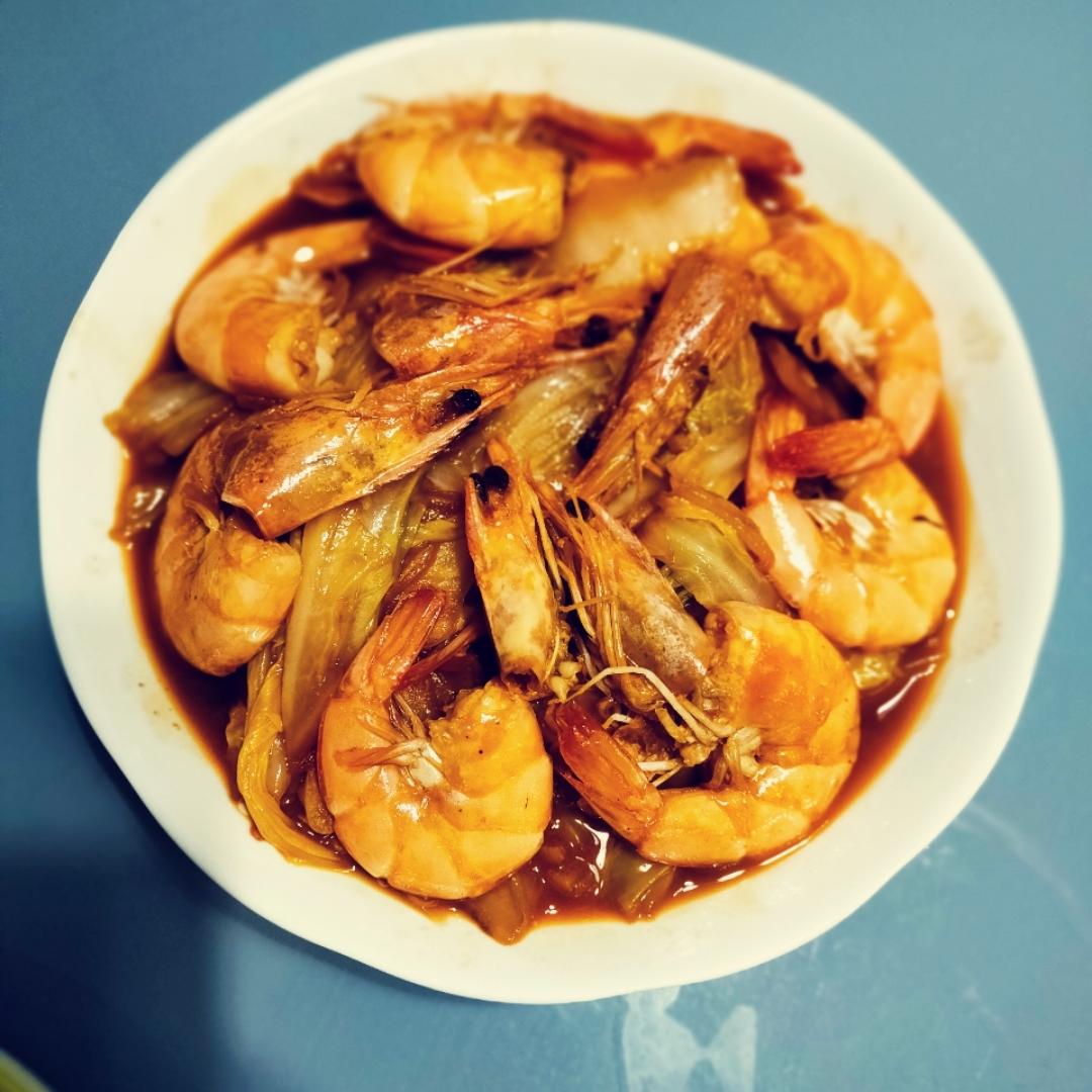 鲁式“四勺”白菜虾