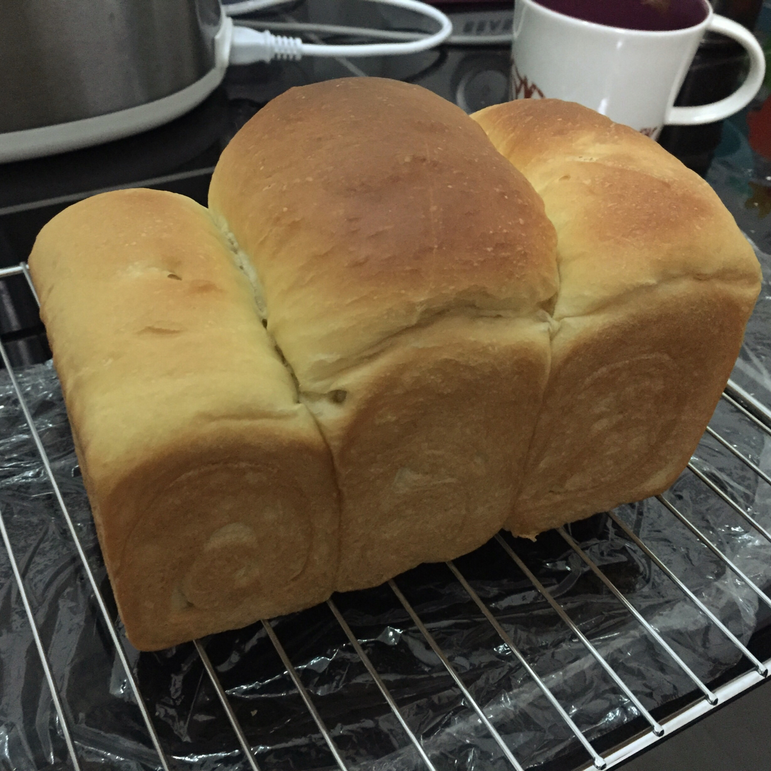 夺命软吐司(๑´ڡ`๑)超软拉丝极速方便的一次发酵吐司