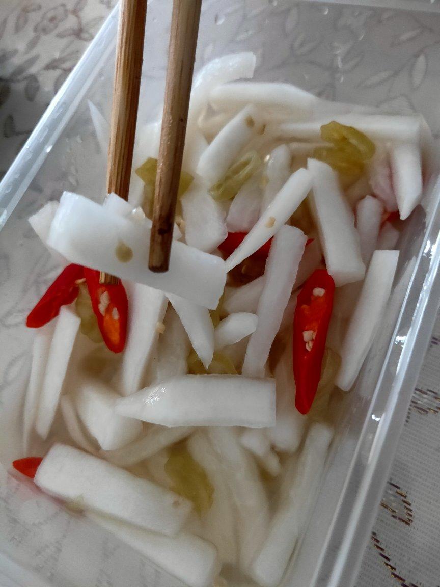 酸甜脆爽腌萝卜