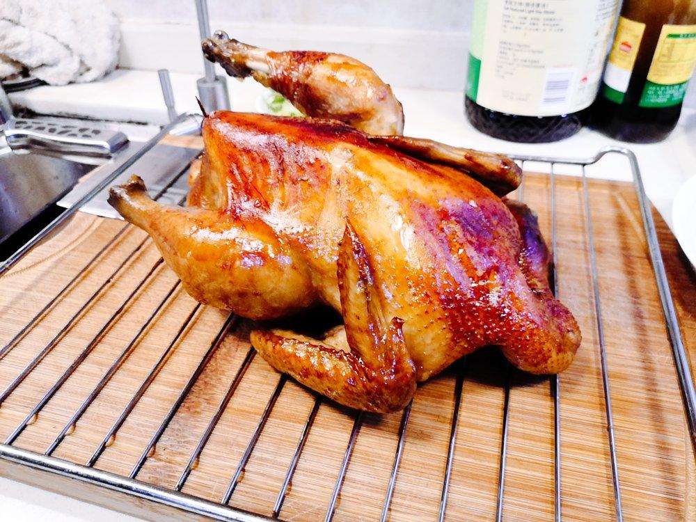 超简单的脆皮烤鸡