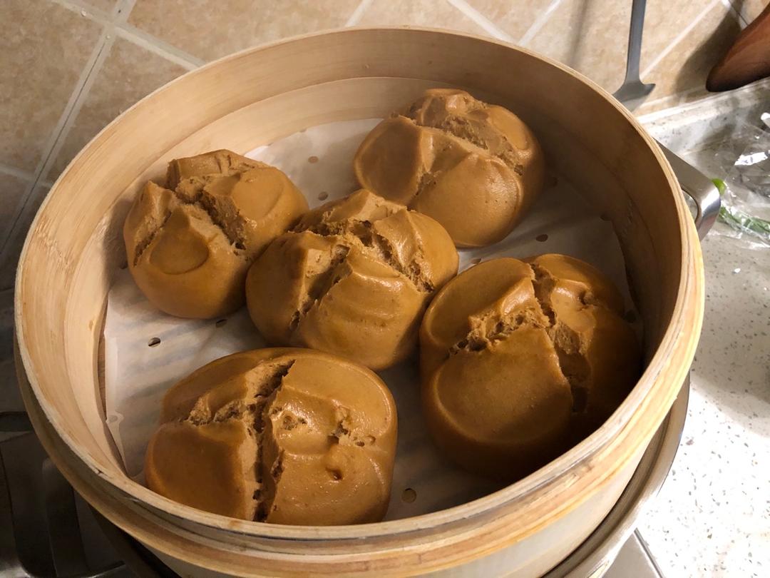 红糖红枣开花馒头（一次性发酵）