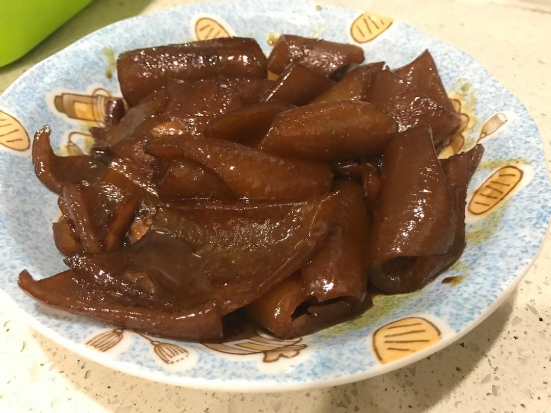 红烧肉皮