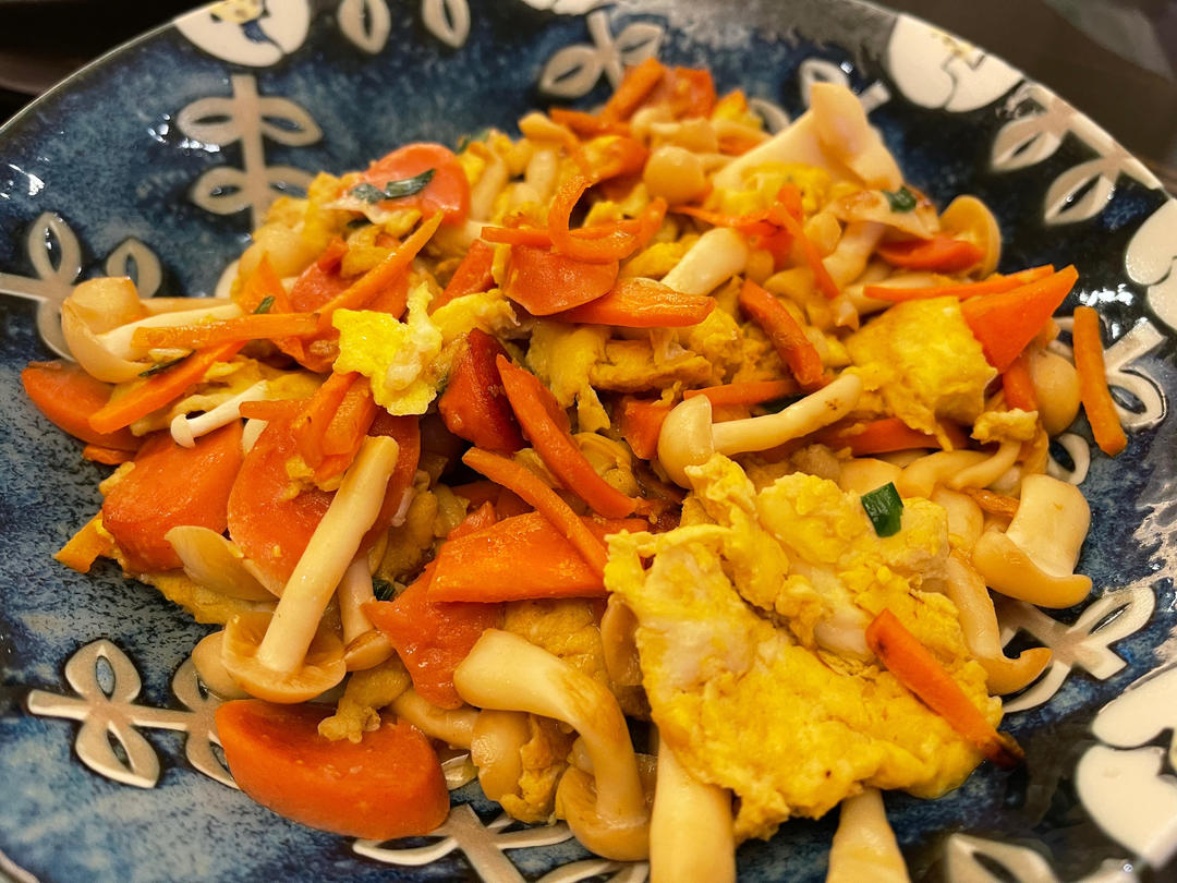 白玉菇炒火腿