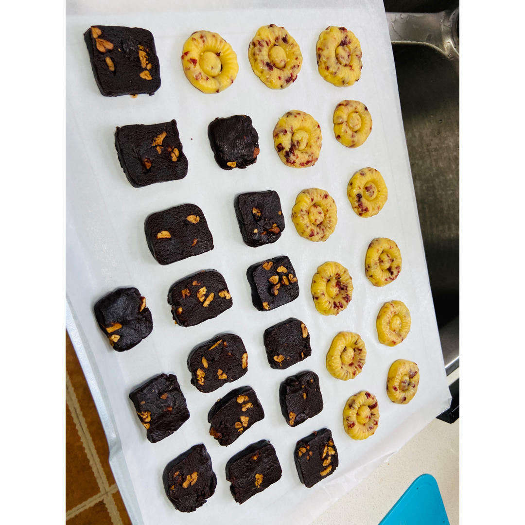 低糖少油版蔓越莓饼干