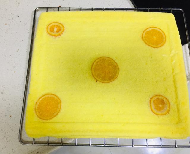 香橙蛋糕卷的做法