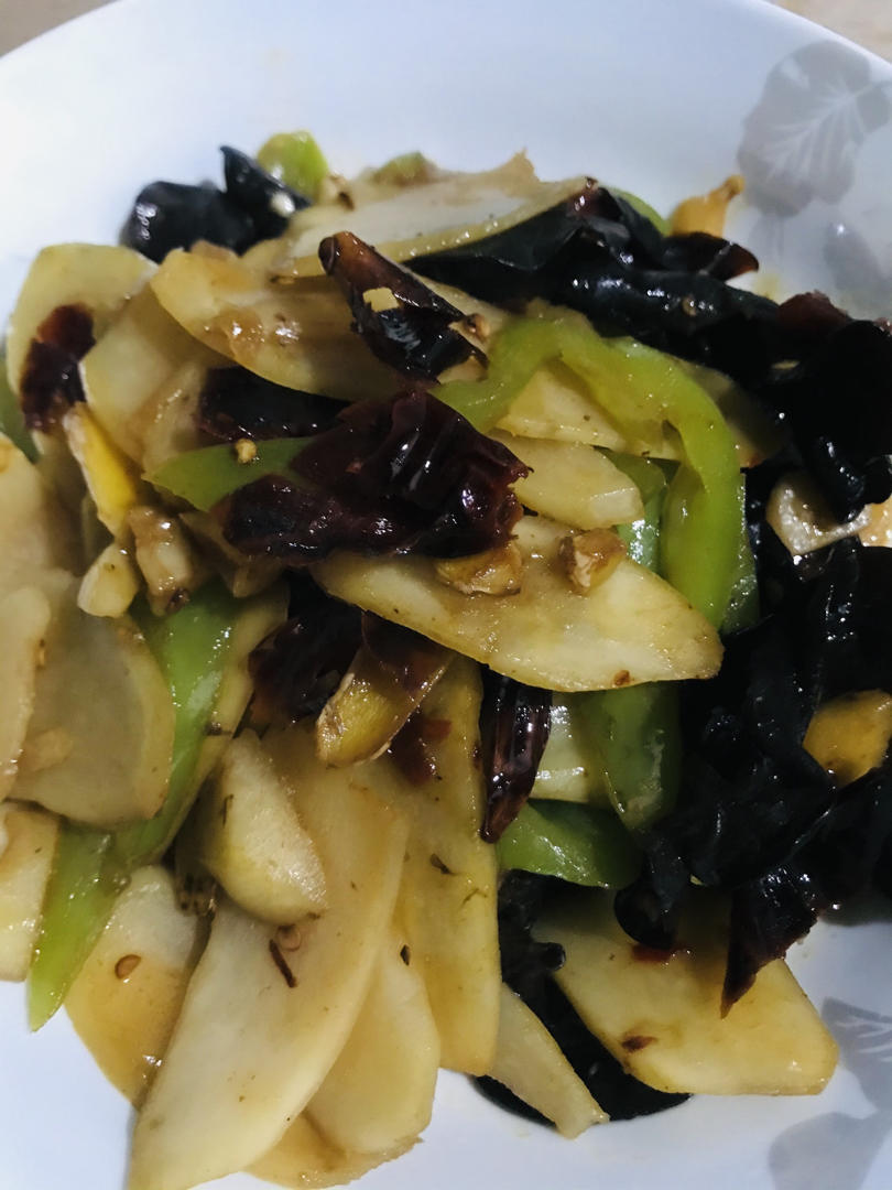 木石-做的清炒地瓜片