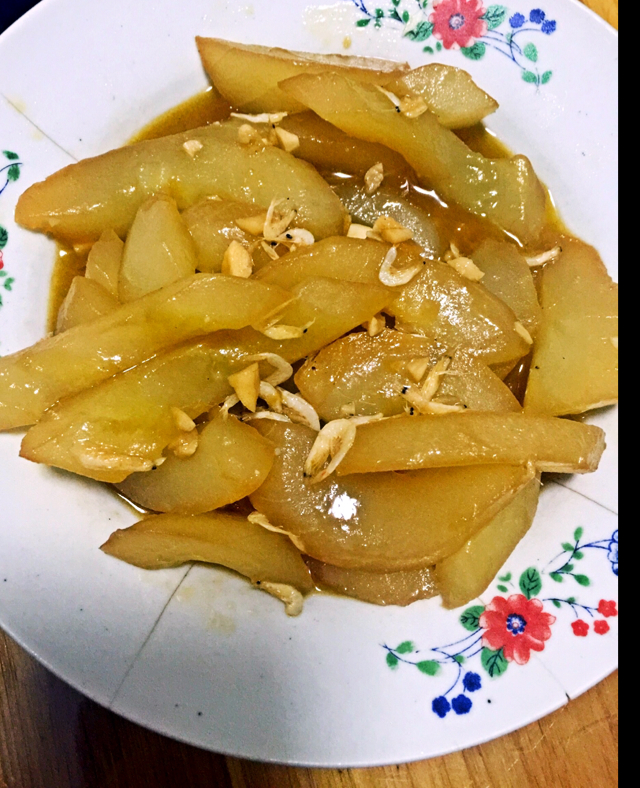 老黄瓜红烧虾