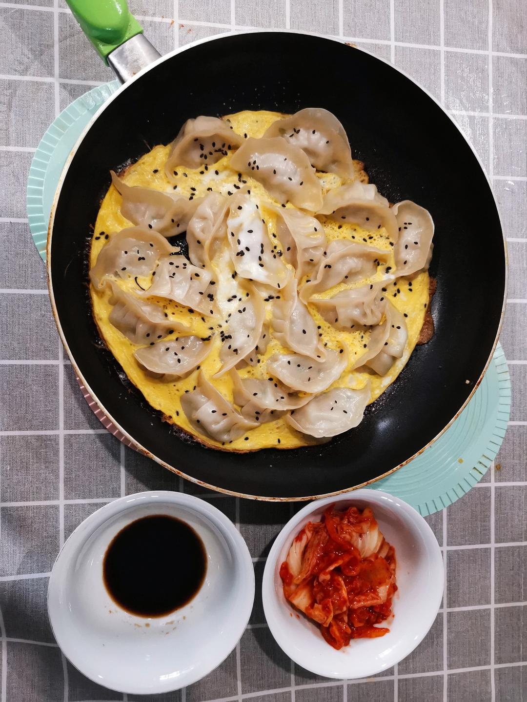 懒人快手抱蛋煎饺