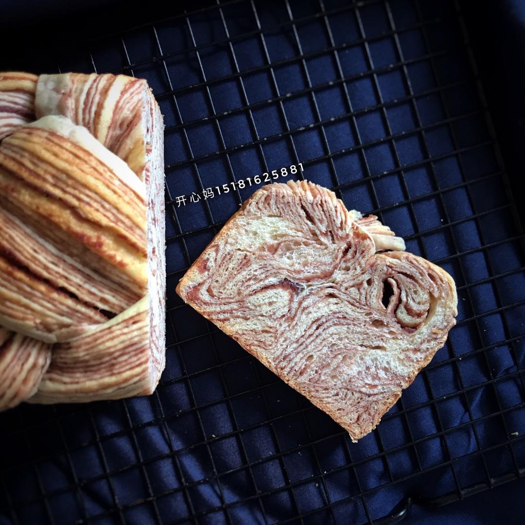 豆沙大理石吐司