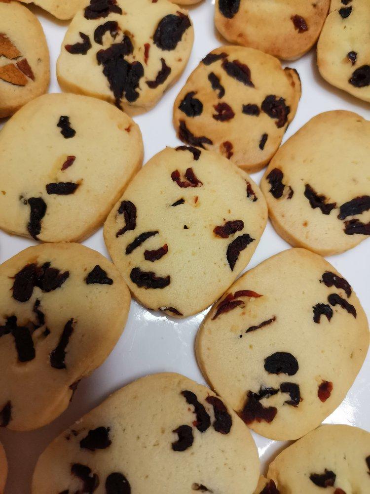 低糖少油版蔓越莓饼干