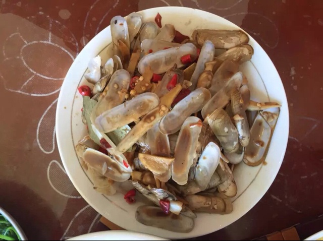 爆炒蛏子