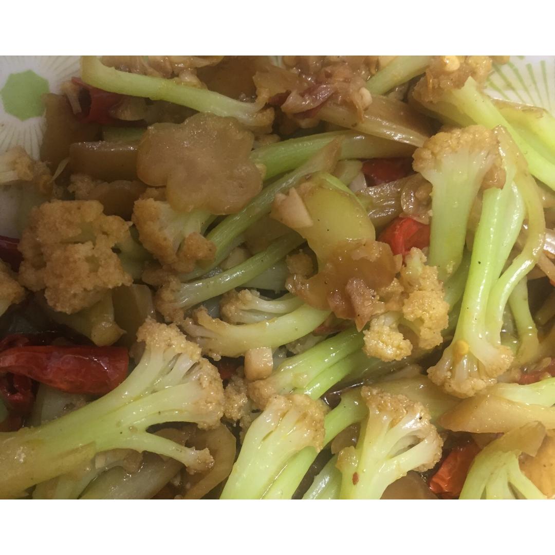 素炒菜花～超级入味