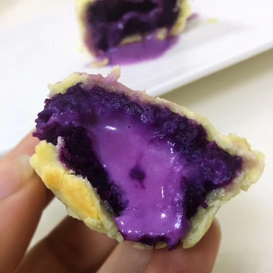 手机用户6640_2kt6做的流心紫薯月饼