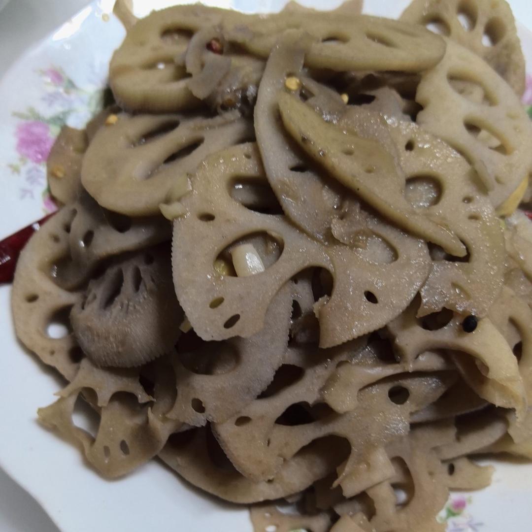 家常美味清炒藕片