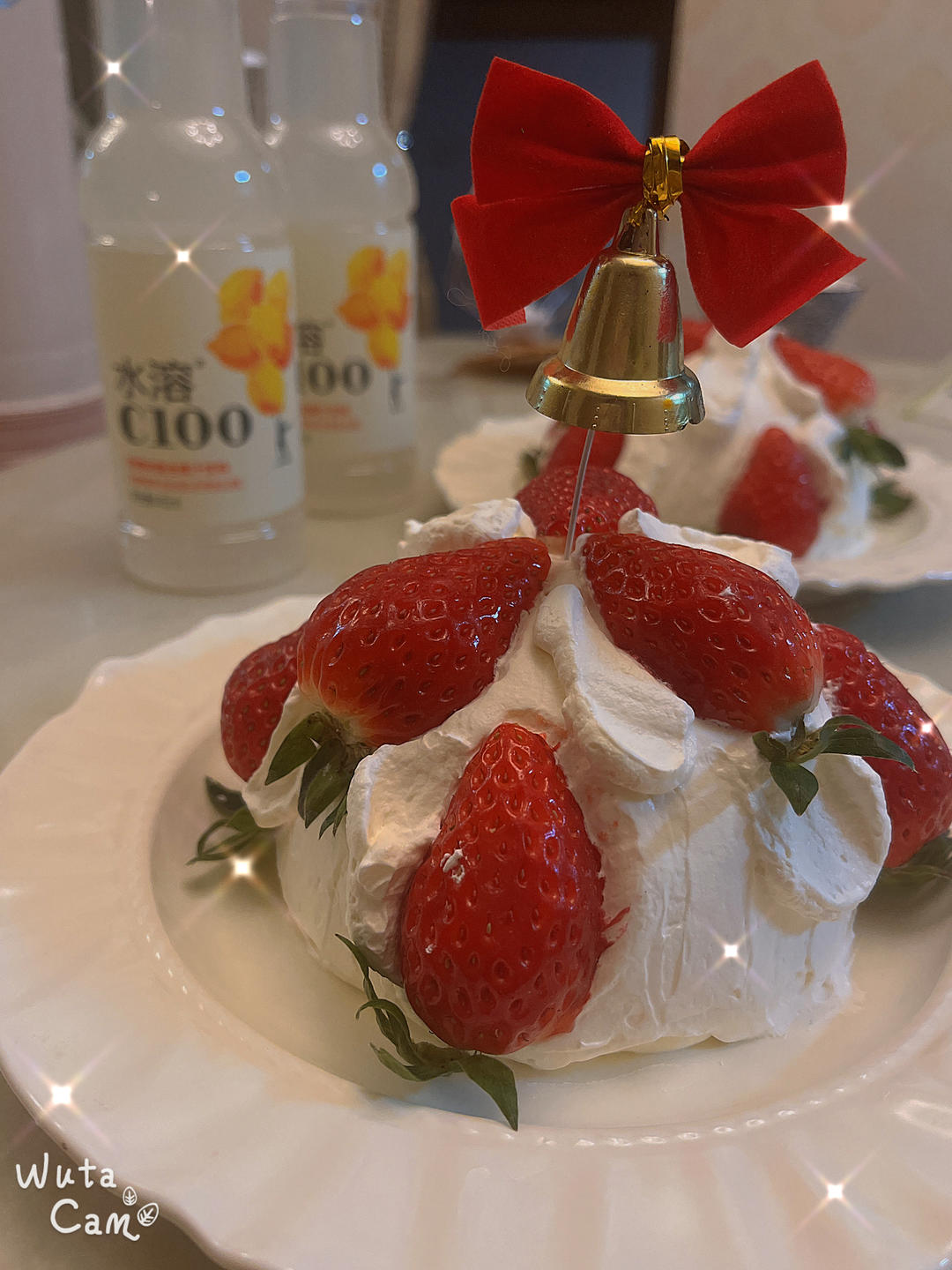 🍓草莓炸弹🍰冬天的第一个草莓蛋糕🍓