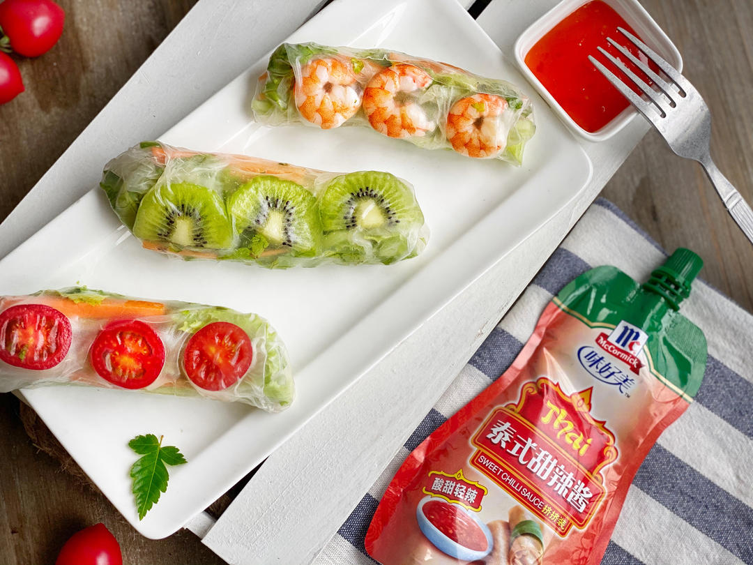 超爽口低卡多彩越南春卷|夏日享瘦