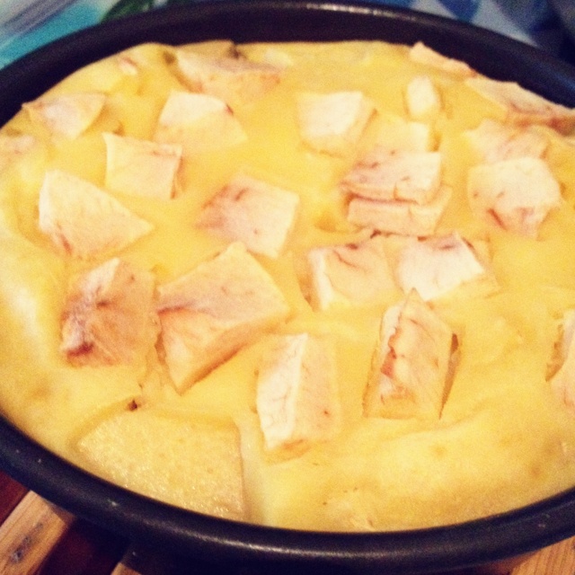 搅拌均匀→烤♥无油苹果蛋糕