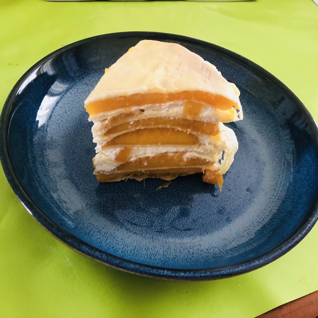 芒果千层蛋糕，100%成功告别煎皮无能