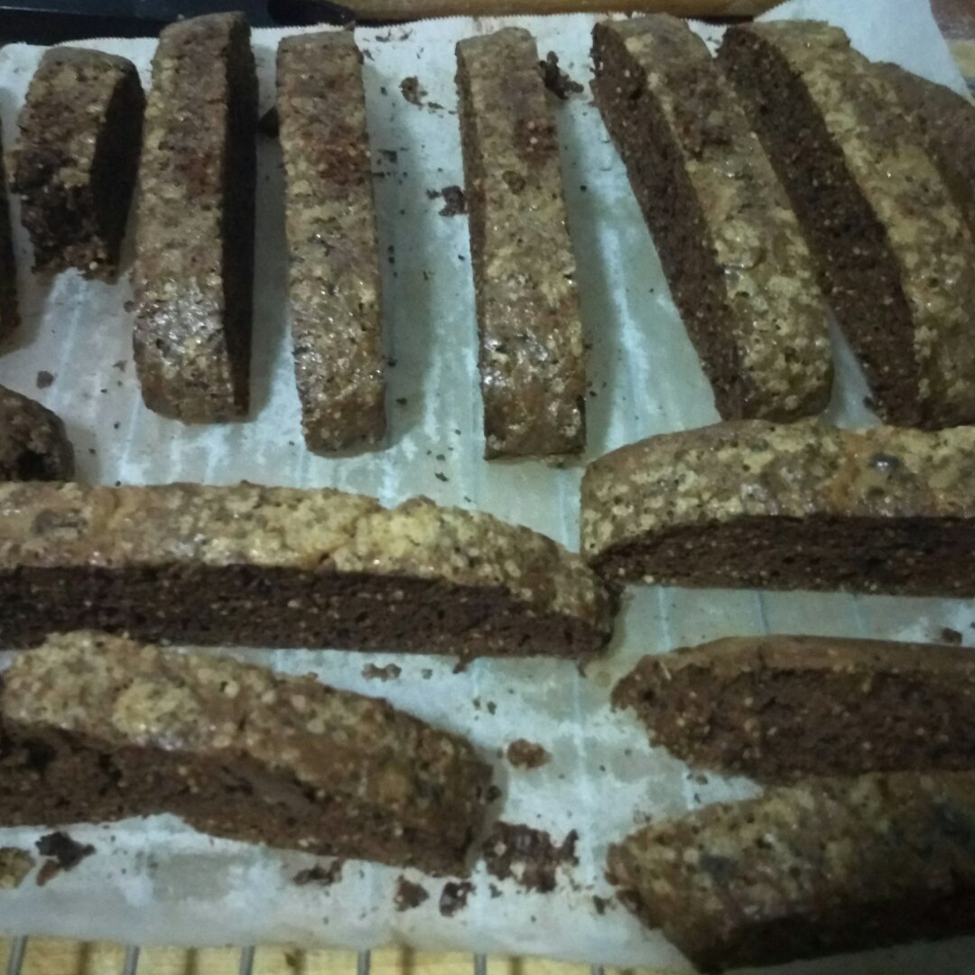 无油杏仁巧克力意式脆饼丨健康·零食（附7个意式脆饼成功要点）