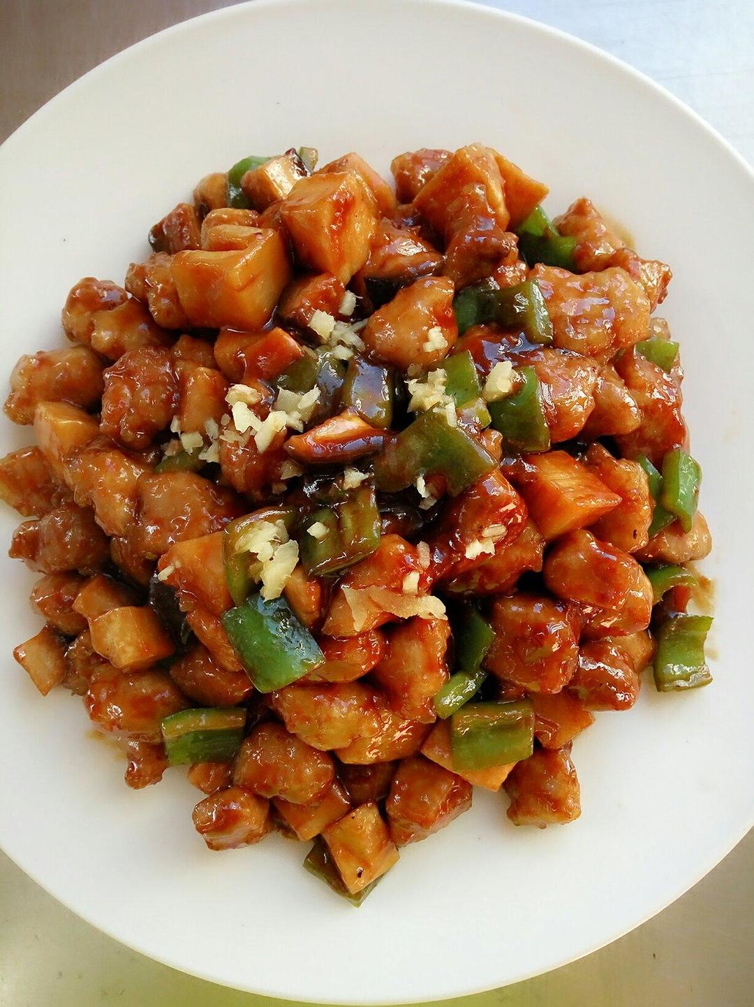酱爆鸡丁的做法