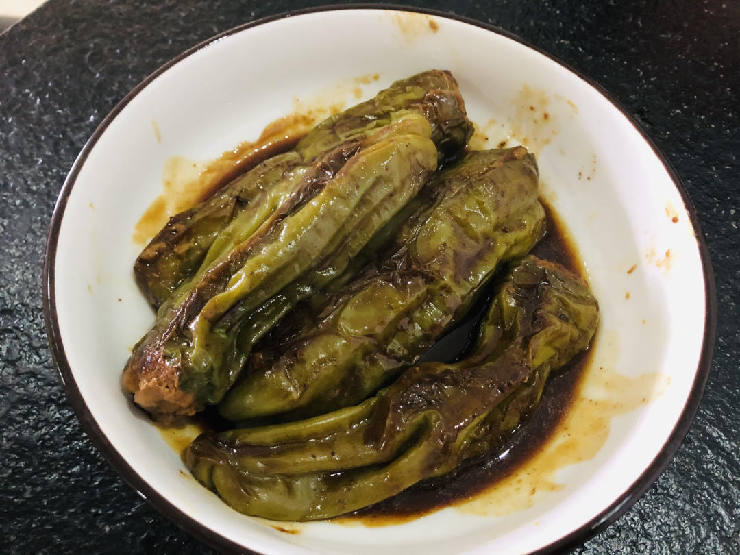 米饭杀手虎皮青椒酿肉