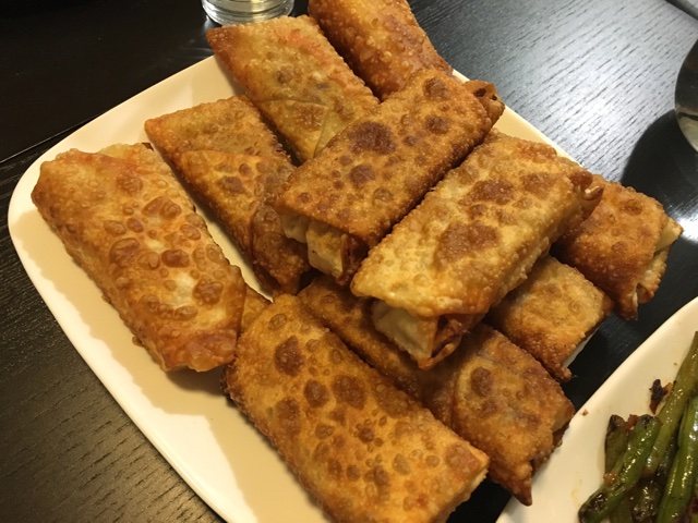 黄芽菜肉丝春卷