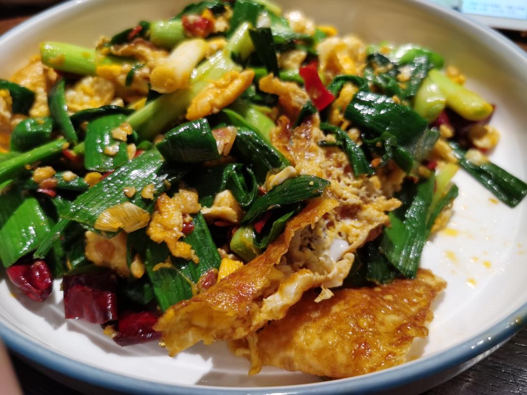 超级下饭蒜苗炒蛋