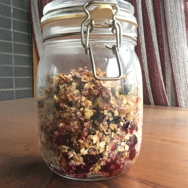 黄桃蓝莓燕麦脆丨健康·三餐