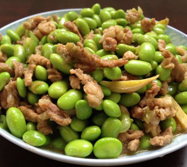 下饭菜 肉末毛豆