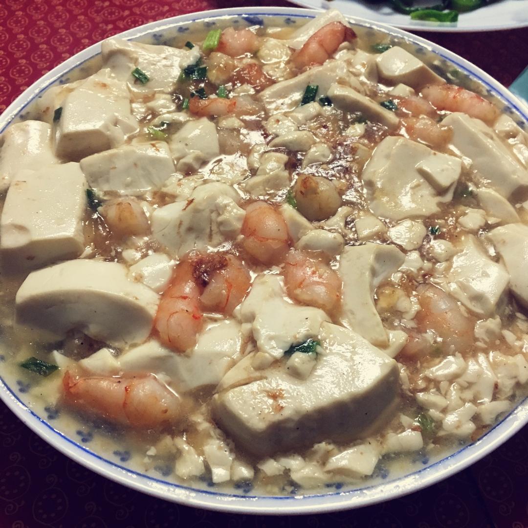 虾仁豆腐