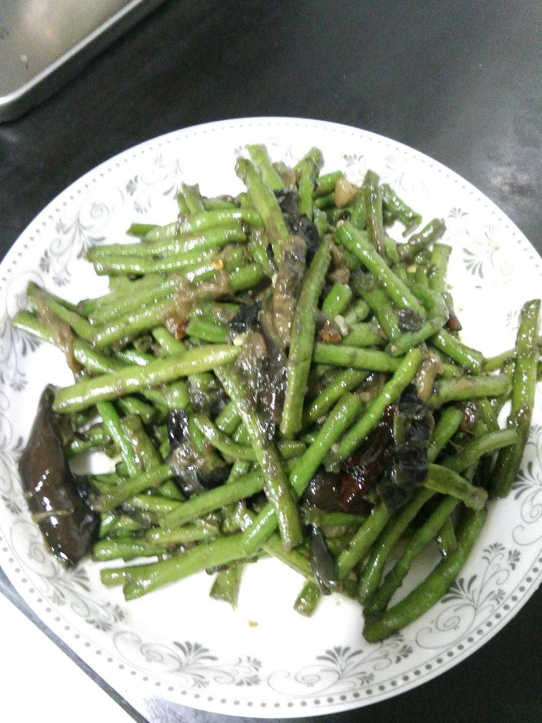 四季豆炒茄子