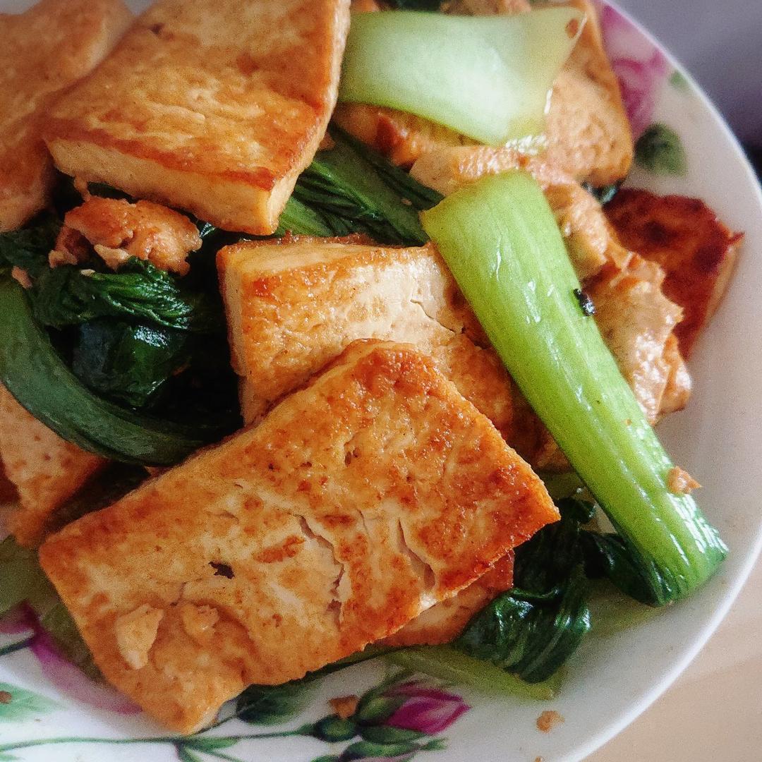 青菜炒豆腐