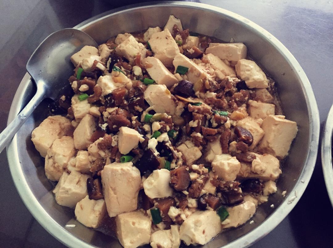 超级下饭的香菇肉沫豆腐