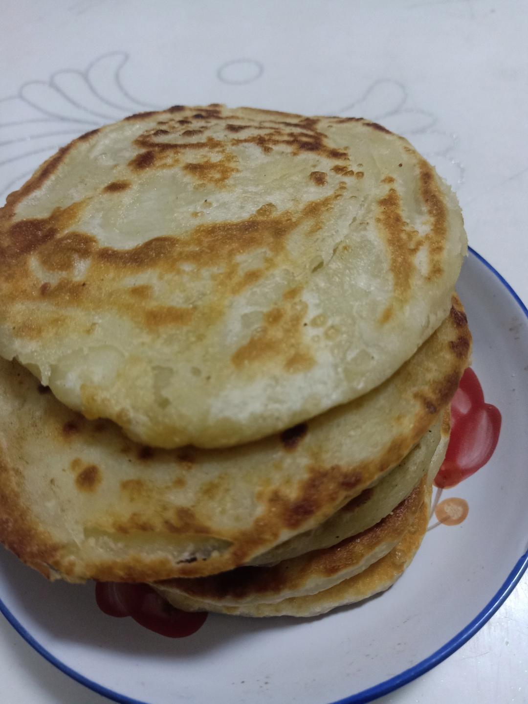 家常小油饼 凉了也不硬 柔软多层 附细节视频详解