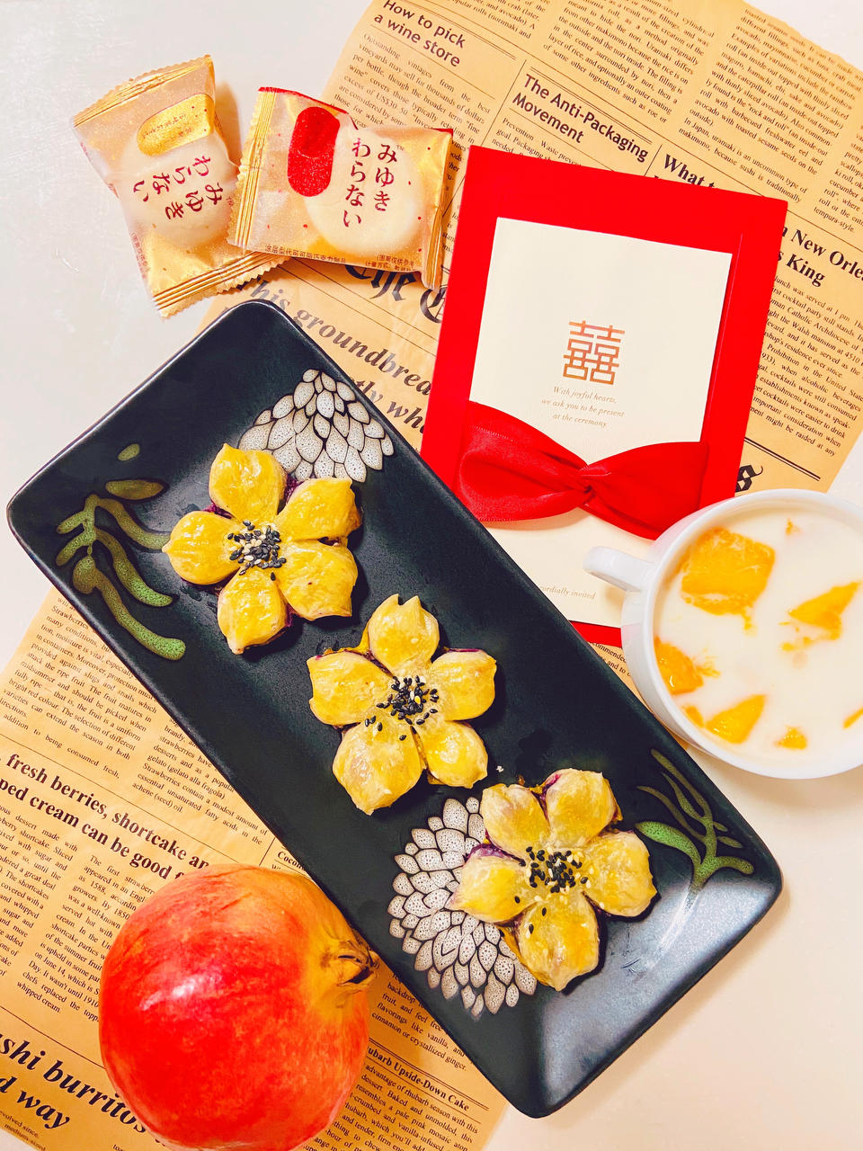 手抓饼新吃法🔥一看就会❗️❗️芋泥桃花酥🌸