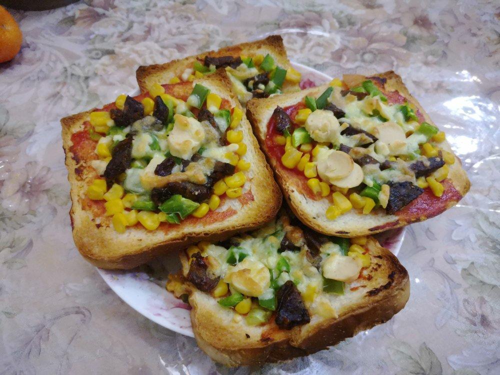 超好吃面包披萨🍕