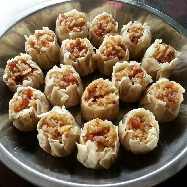 麦子做的糯米烧麦