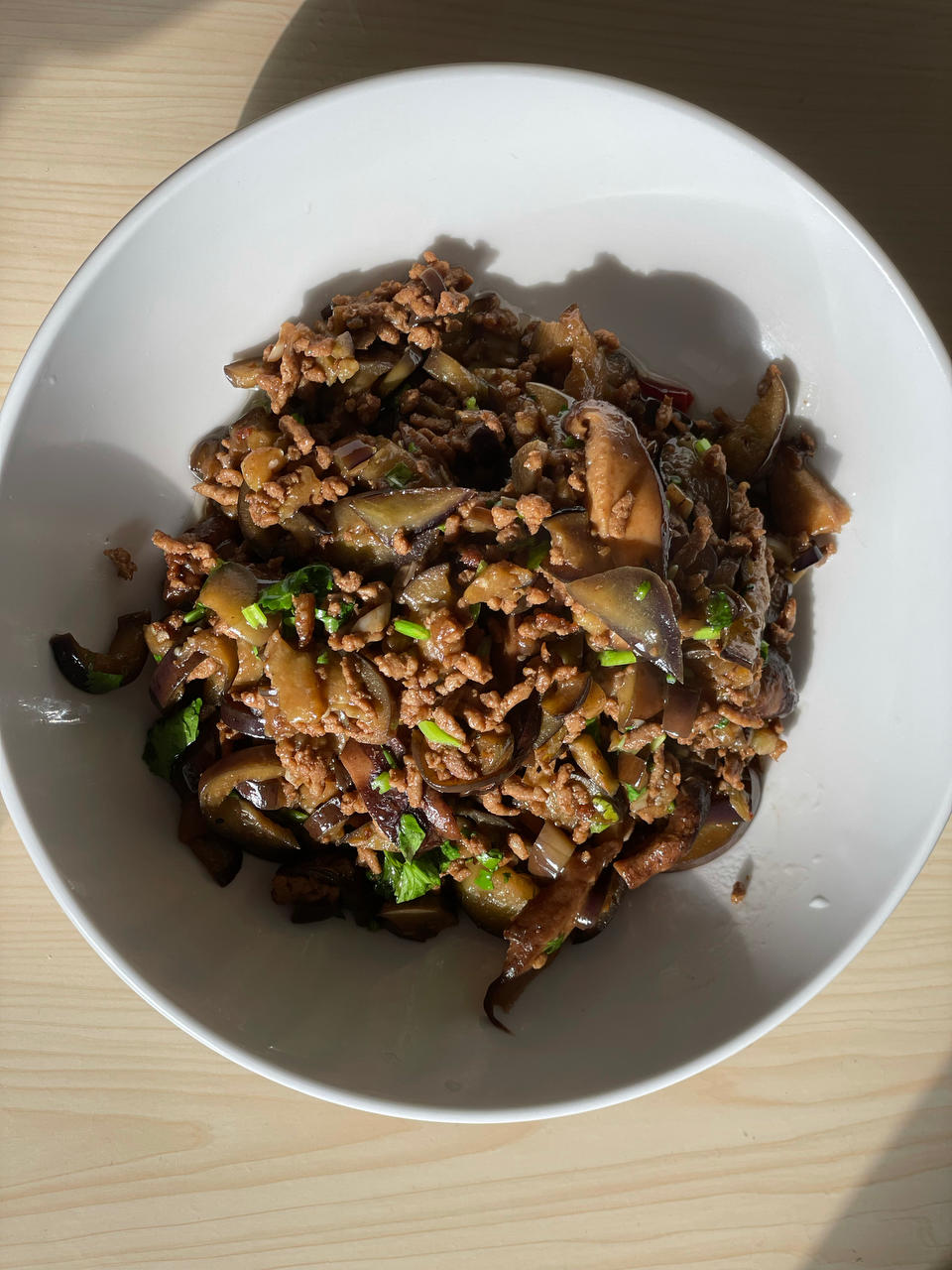 肉沫茄子（非油炸健康版）文末另附万能鱼香汁配方。