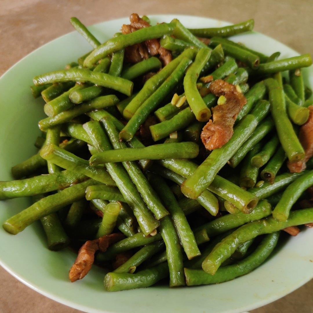 豆角炒肉丝