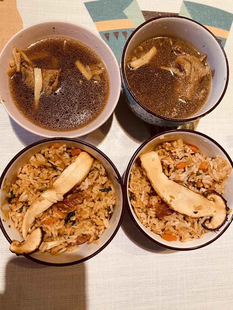 松茸焖饭