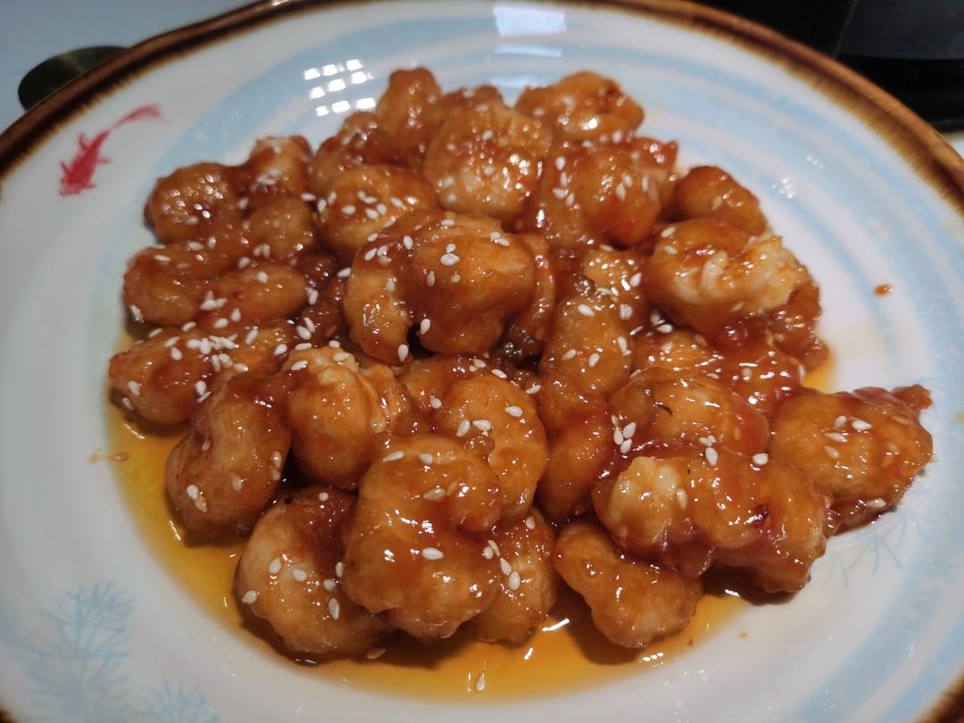 小陆馋哭了的糖醋虾仁