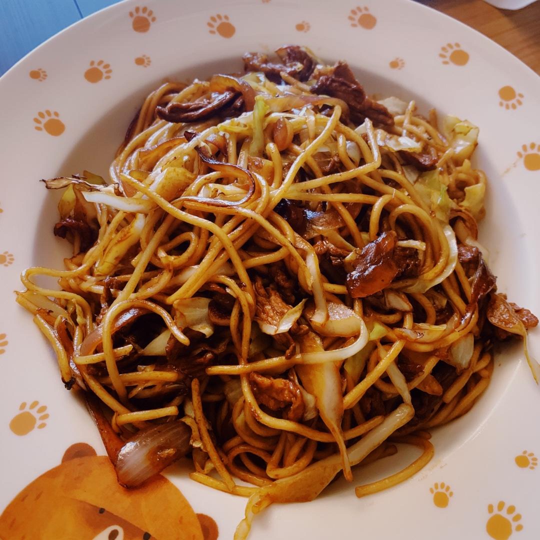 肉丝炒面