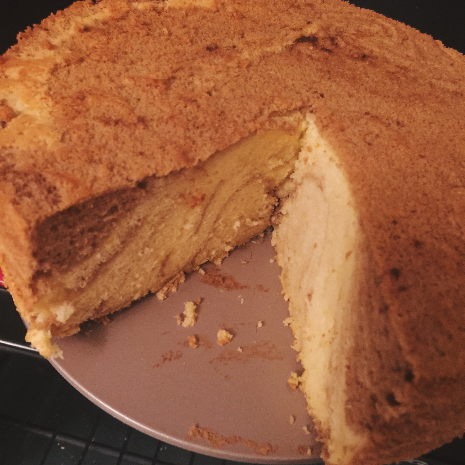 咖啡大理石戚风