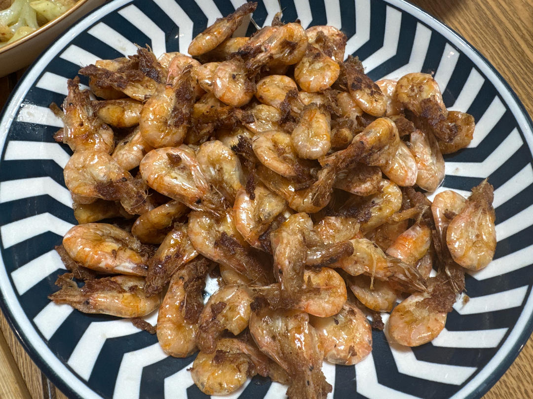 妈妈拿手菜—油炸海白虾