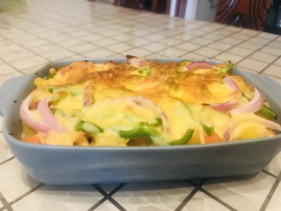 番茄鸡肉浓情焗饭【两人份】