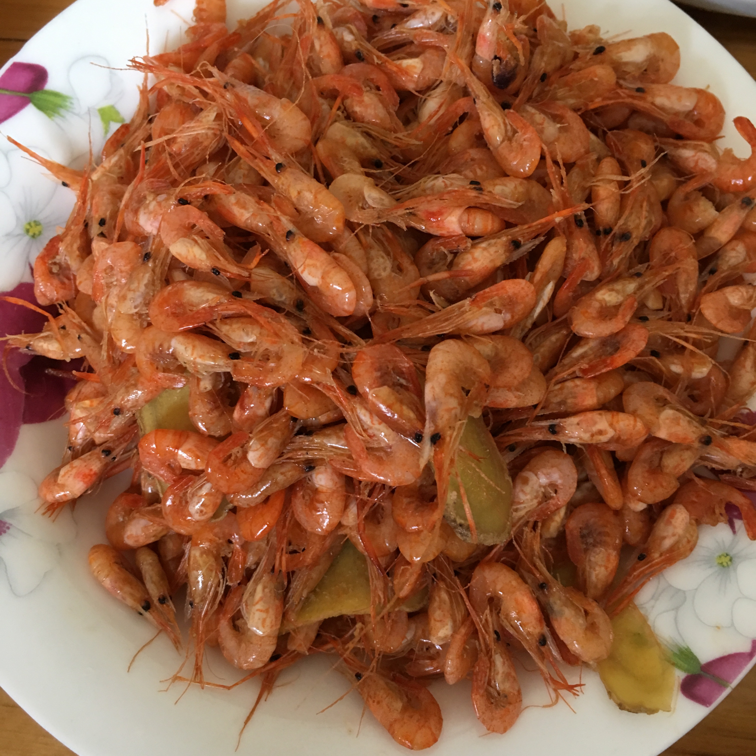干炒河虾