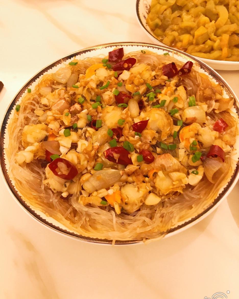 超好吃😋蒜蓉粉丝蒸扇贝